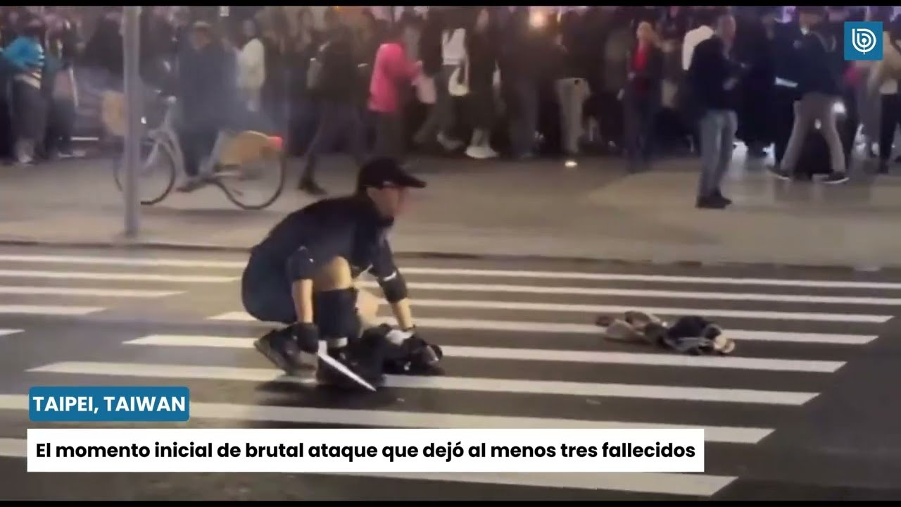 Ataque en el metro de Taipéi deja tres muertos y más de diez heridos